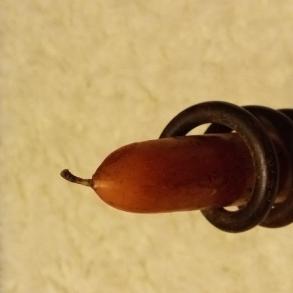 - Pair of Vintage Amish Courting Candle Holders - Picture 7 of 9